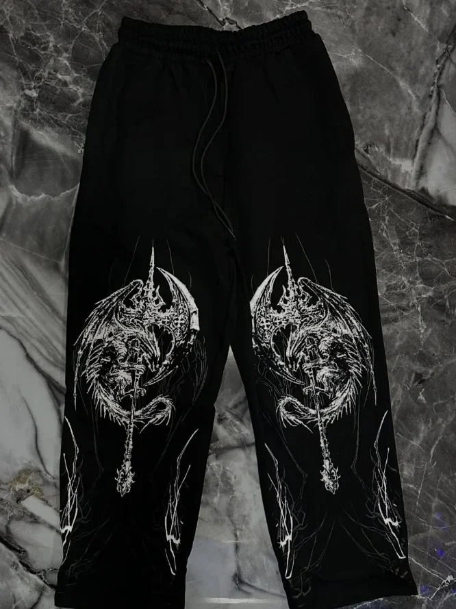 

men's loose-fitting athletic pants summer streetwear casual sportswear 2025newarrival breathable joggers