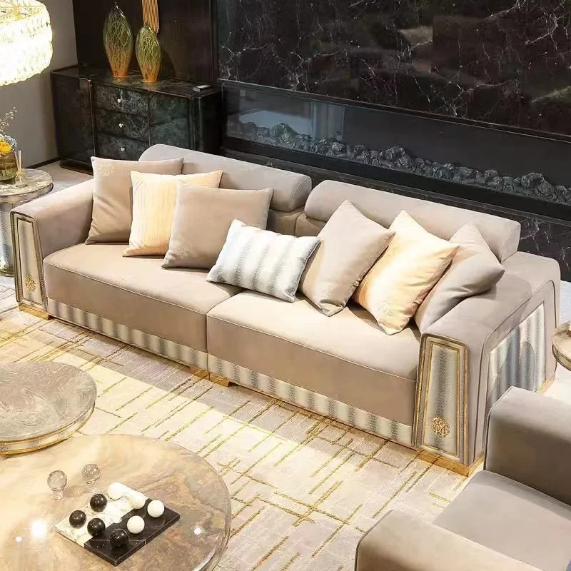 -For Quality Assured Living Room Sofas White Velvet Modular Velvet Sofa Luxury Oversized Velvet Sofa&