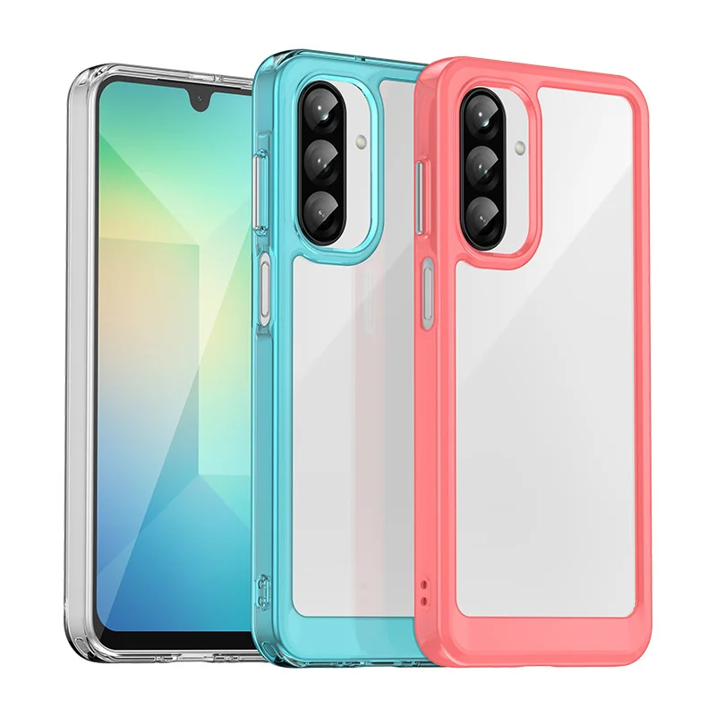 

For Samsung Galaxy A26 5G Case Shockproof Silicone TPU Bumper Clear Hard Back Cover Phone Case for Samsung Galaxy A26 5G A266B