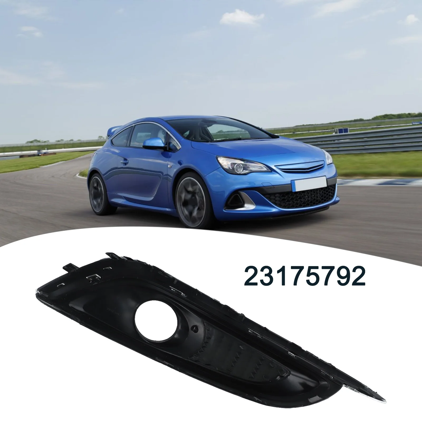 

Front Left Fog Light Cover Replacement Part for Vauxhall 2013 2017 Models OEM 23175792 ABS Construction for Enhanced Durability