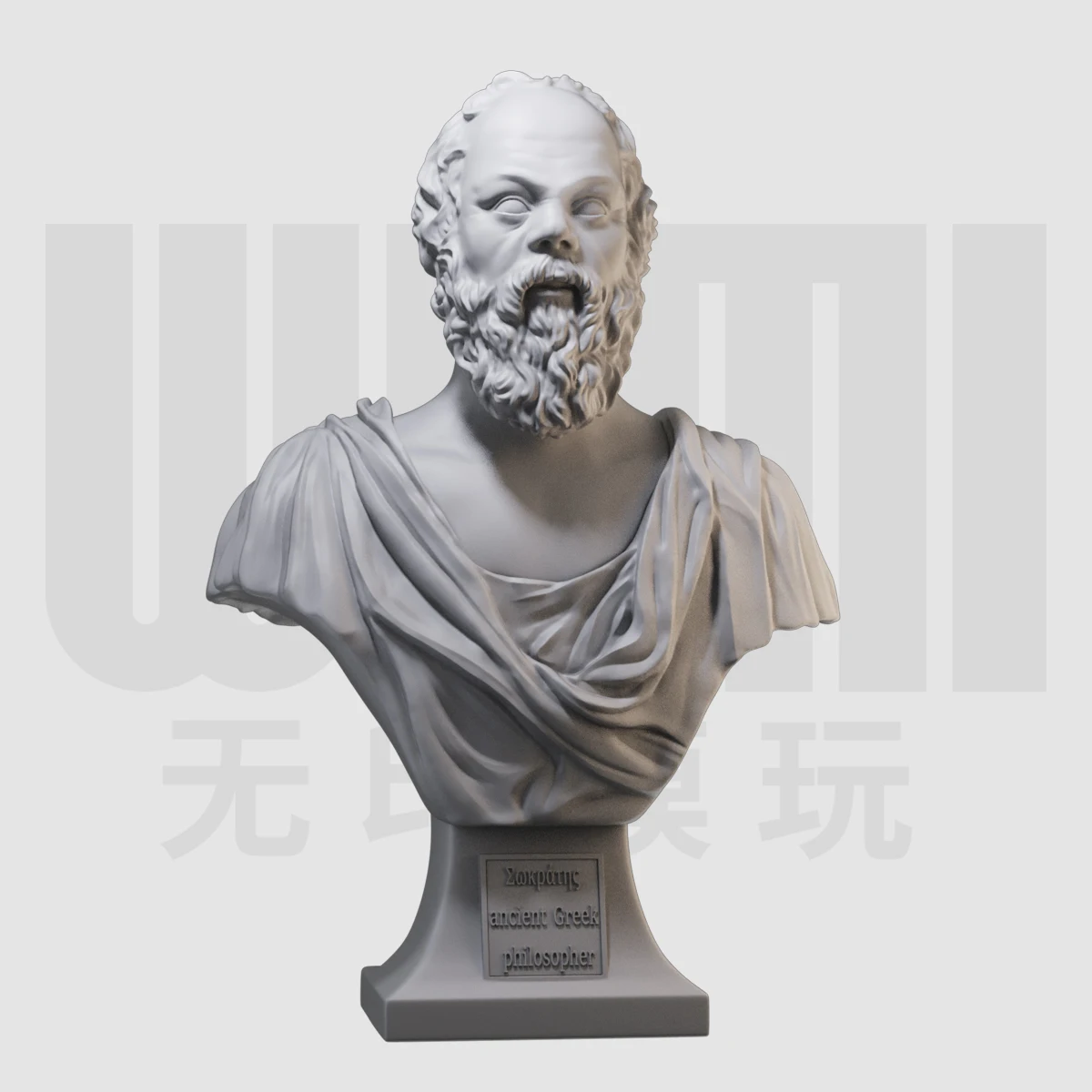 

1/10 bust GK resin white mold handmade model