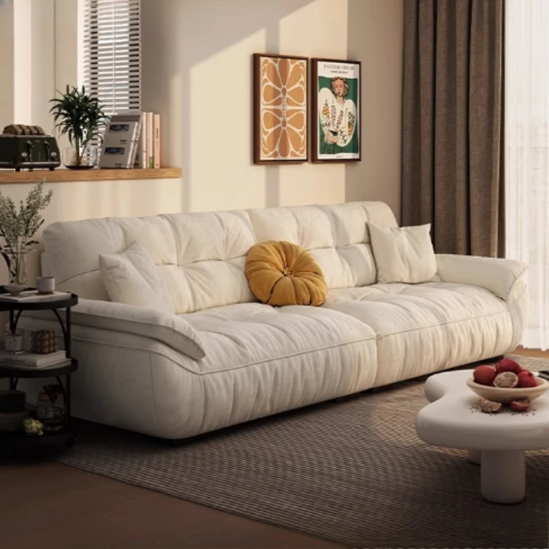 Cream Wind Cat Grab Cloth Sofas Cloud Nordic Bedroom Sofa Lounges Comfortable Office Modern Canape Salon Living Room Furniture