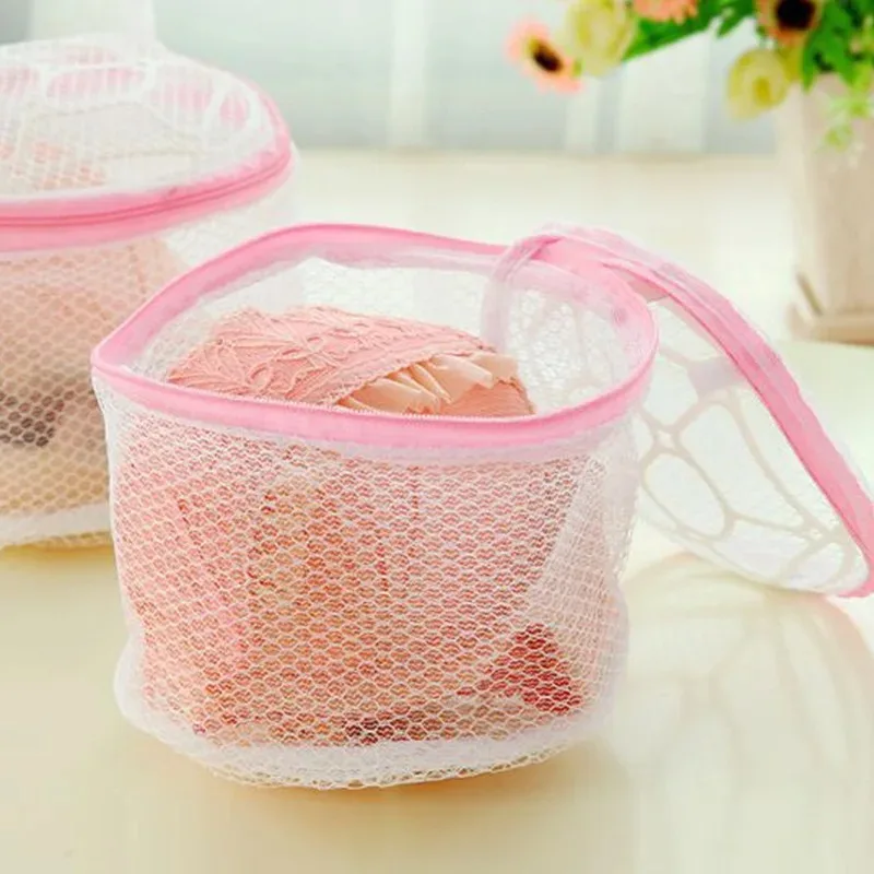 Lingerie Washing Mesh Clothing Underwear Organizer Washing Bag Useful Mesh Net Bra Wash Bag zipper Laundry Bag