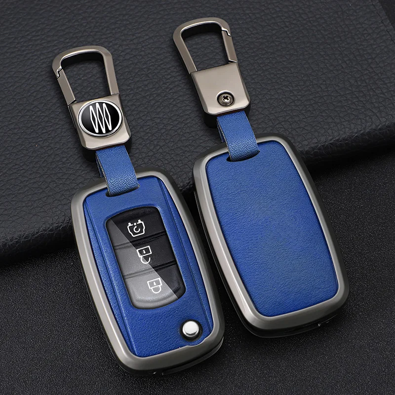 Alloy Car Key Cover Remote Fob Case Protector Keychain Holder Auto Accessories For DFSK Dongfeng Fengguang 580 DFM Glory 560 500