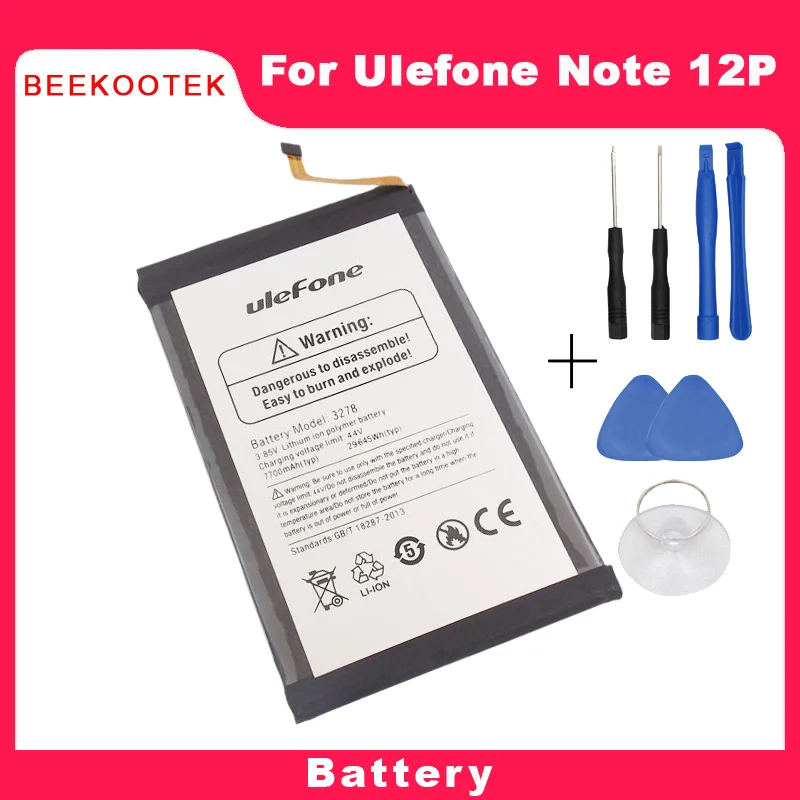 

New Original Ulefone Note 12P Battery Inner Built Phne Battery Repair Replacement Accessories Part For Ulefone Note 12P Phone