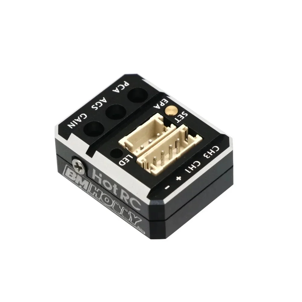 HotRC F11 カージャイロ ミニメタルジャイロスコープ PWM 3.5-9V Jst1.5 RCオンロードモデル ドリフトレーシング ラリーボート ラジコンカー用