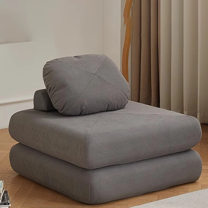 Nordic Modern Lazy Living Room Sofa Bedroom Lounge Floor Living Room Sofa 1 Person Relaxing Muebles Para Hogar Home Furniture