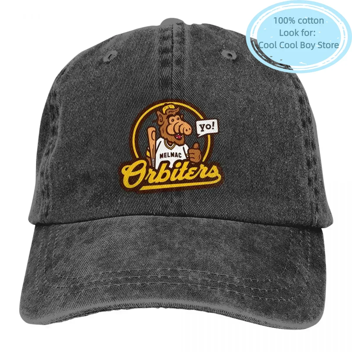 Orbiters Baseball Caps Peaked Cap ALF The Animated Series Sun Shade Cowboy Hats for Men Trucker Dad Hat