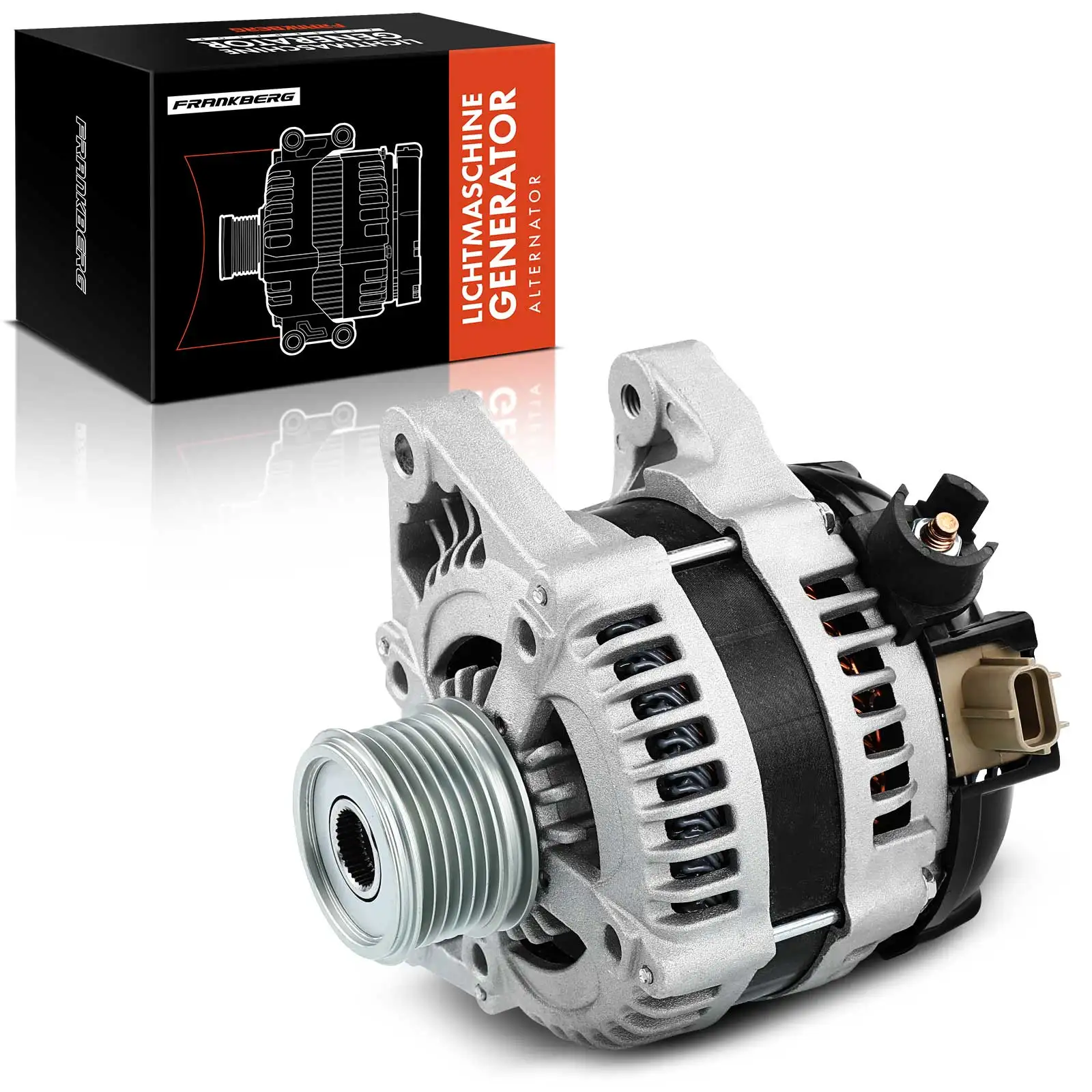 Frankberg 1x Lichtmaschine Generator für Ford Focus C-Max Kuga Mazda 3 Volvo C30 S40 V50 23820N 104210-3512 3M5T-10300-P
