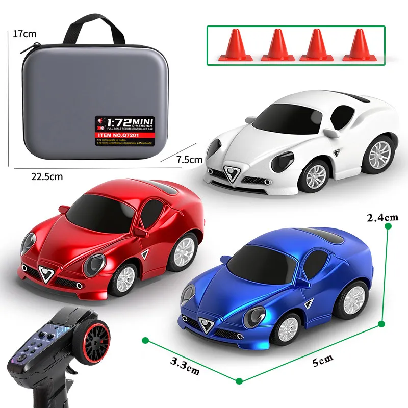 1/72 Wltoys Q7201 RC Cars Mini 2.4G Full Scale Electric Offroad 3-Speed Cute Car Funny Toys RC Car Children Birthday Gifts