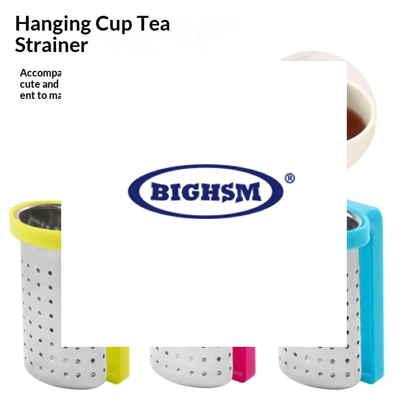 

Creative Hanging On Cup Tea Strainer Cup Clamp Food Grade Stainless Steel Clip Tea Infuser With Handle 1PC