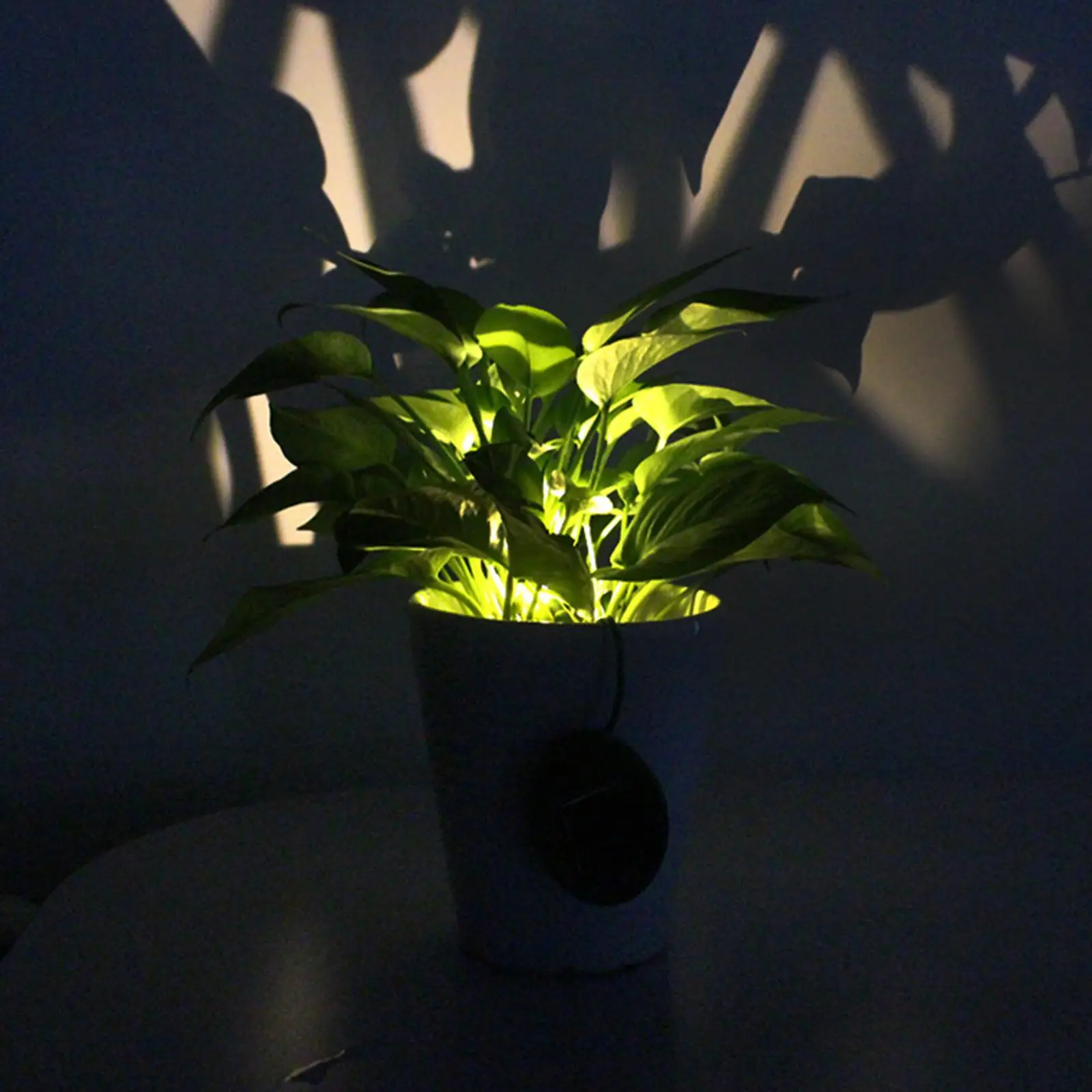 2x Solar Powered Light Waterproof Planter Flower Pot Lights Lighting