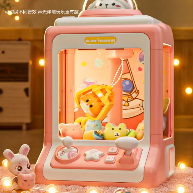 Children's Prize Claw Small Household Mini Clip Doll Machine Coin-Operated Capsule Toy Candy Ball Hanging Boys' and Girls' Toys