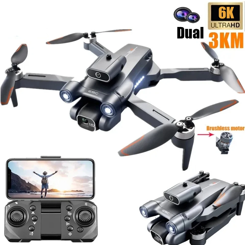 Nuovo S1S Mini Drone Camera 8K motore Brushless professionale Dron evitamento ostacoli HD doppia fotocamera Quadcopter pieghevole giocattoli