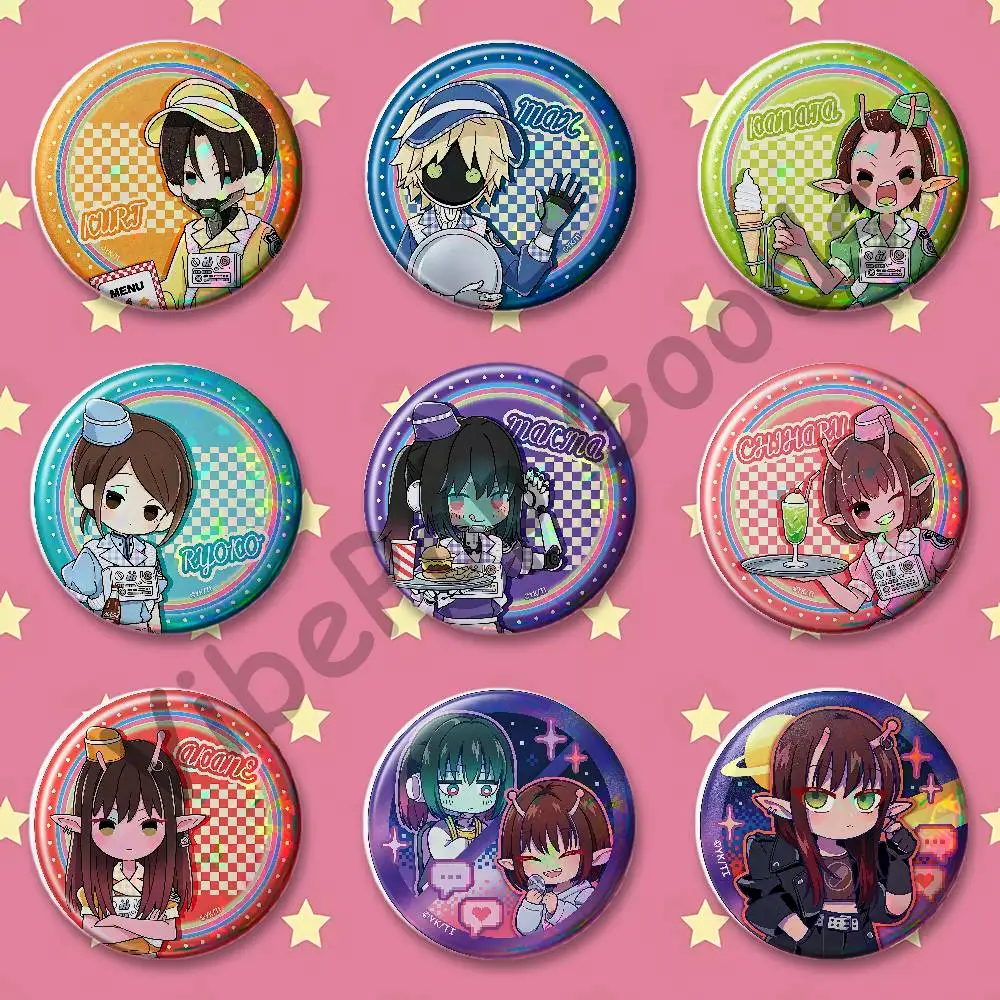 M-Milky S-Subway Galactic L-Limited Express Badges Round Itabag Decoration IP Peripheral Products 58mm 44mm 32mm 75mm 25mm Mini