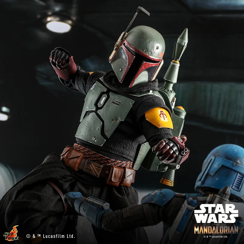 Hottoys Ht 1/6 Tms056 Mandalorian Boba Fett Armor Throne Hand Puppet Model Movable Figures Hobby Collection Toy Birthday Gift