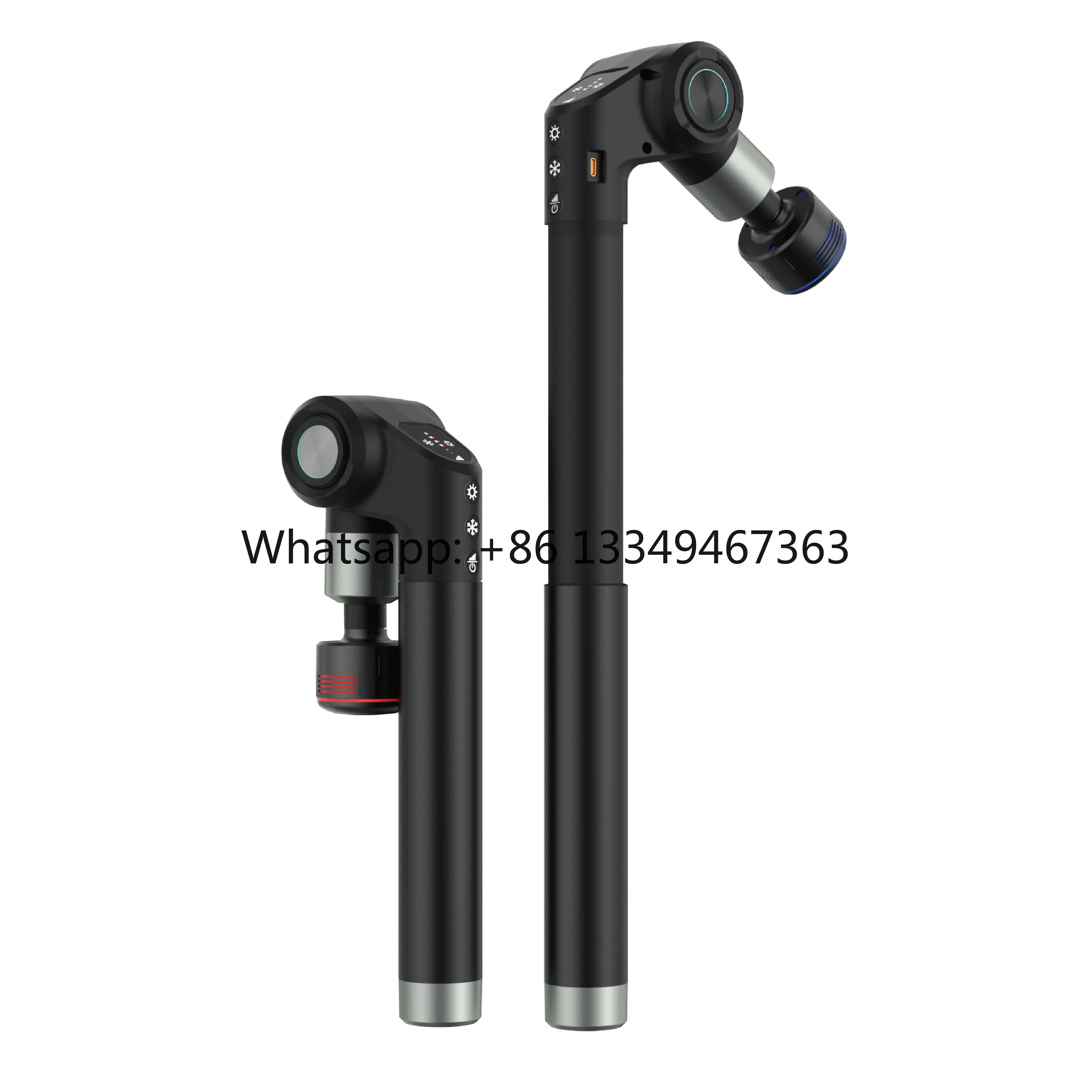 

2025 New Portable Handheld Red Light Heat Electric Massage Gun Hot and Cold Compress Features