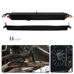 Oil Cooler Kit High-quality Tuning Upgrade For Audi RS4 B5 2,7BiTurbo V6 Engine 380cv CNC Black Aluminum 2000-2002