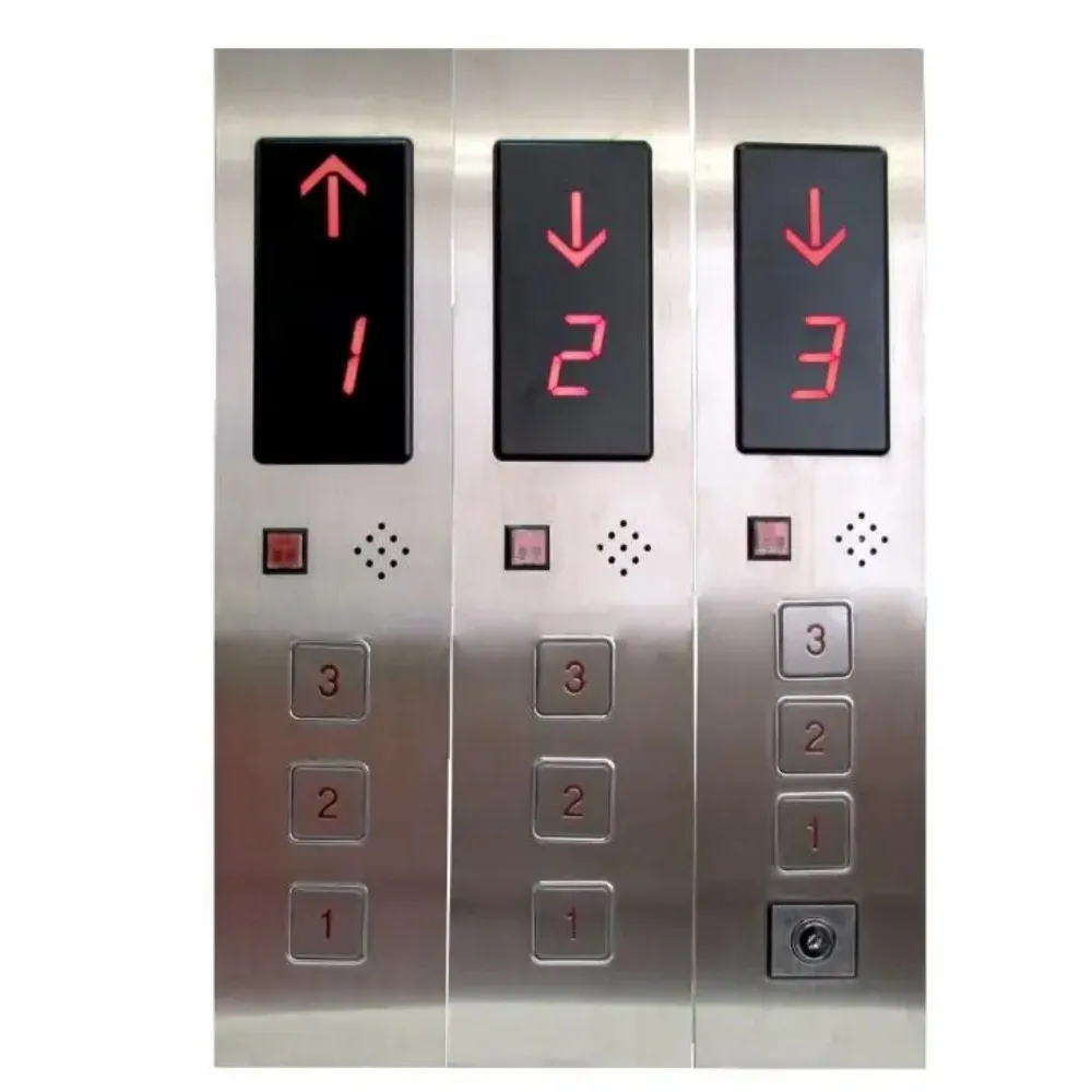 D24V 3-Floors Elevator Button Panel  for  Outbound Control Box and Elevator Door  Emergency Call