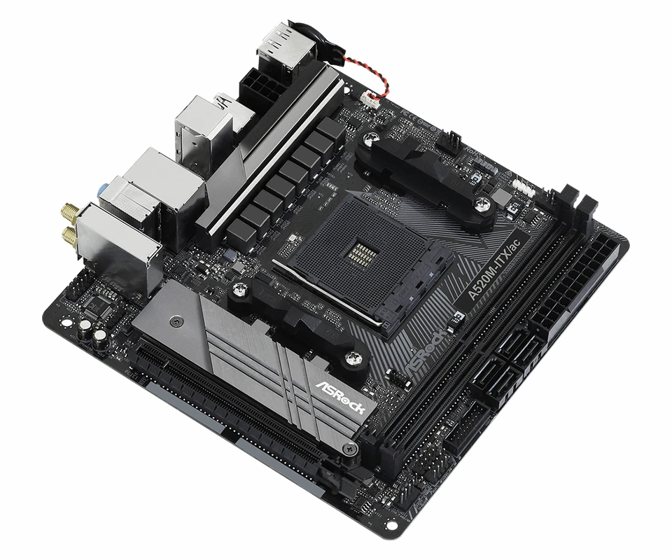 【AM4 ITXマザー】ASRock A520-ITX/ac マザーボード ASRock A520M-ITX/AC A520 Mini-ITXマザーボード ソケットAM4 64GB