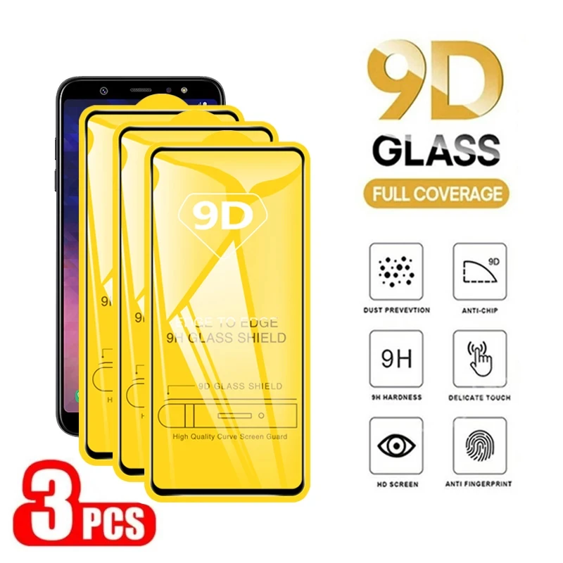 1-3Pcs 9D Tempered Glass for Xiaomi POCO C40 C55 C61 Screen Protector For Redmi Note 11Pro5G 12S Pro 4 6 10A 4X 10 Power 10C 12C