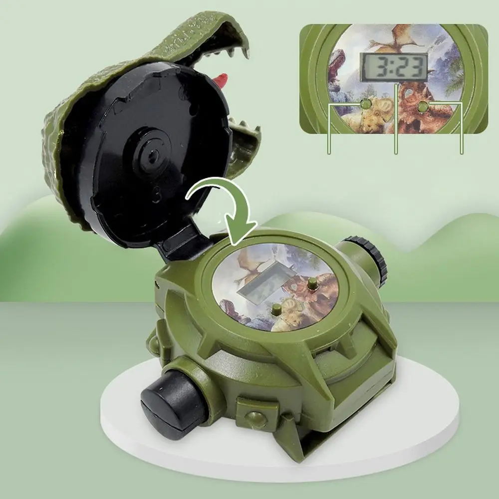 

Personality Cute LED Tyrannosaurus Rex Triceratops Electronic Digital WristWatch Dinosaur Projection Watch Watch Cartoon