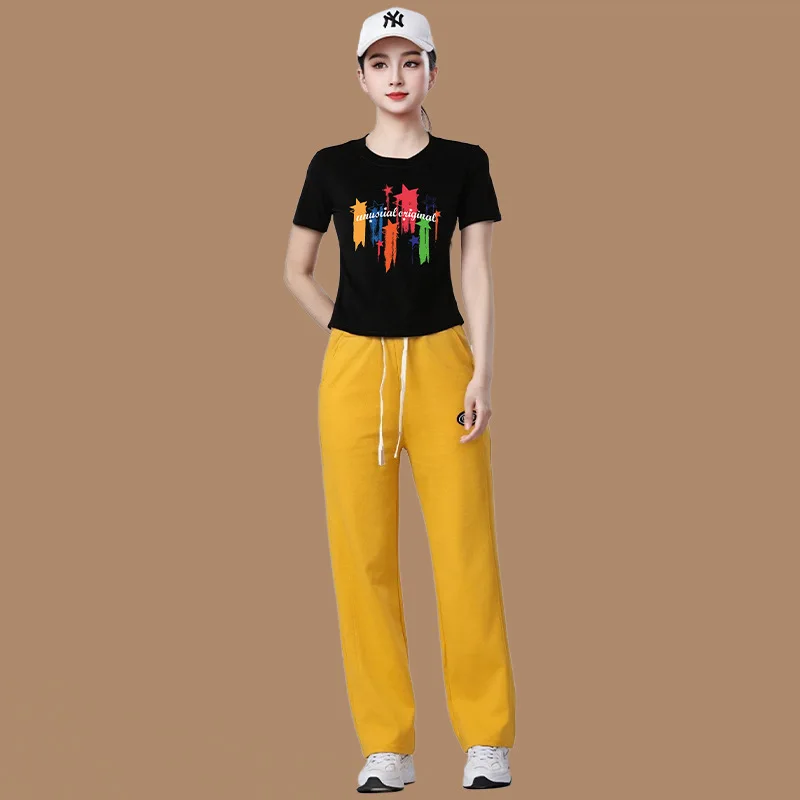 conjunto-deportivo-informal-de-manga-corta-y-pantalones-rectos-para-baile-recomendado-por-influencers