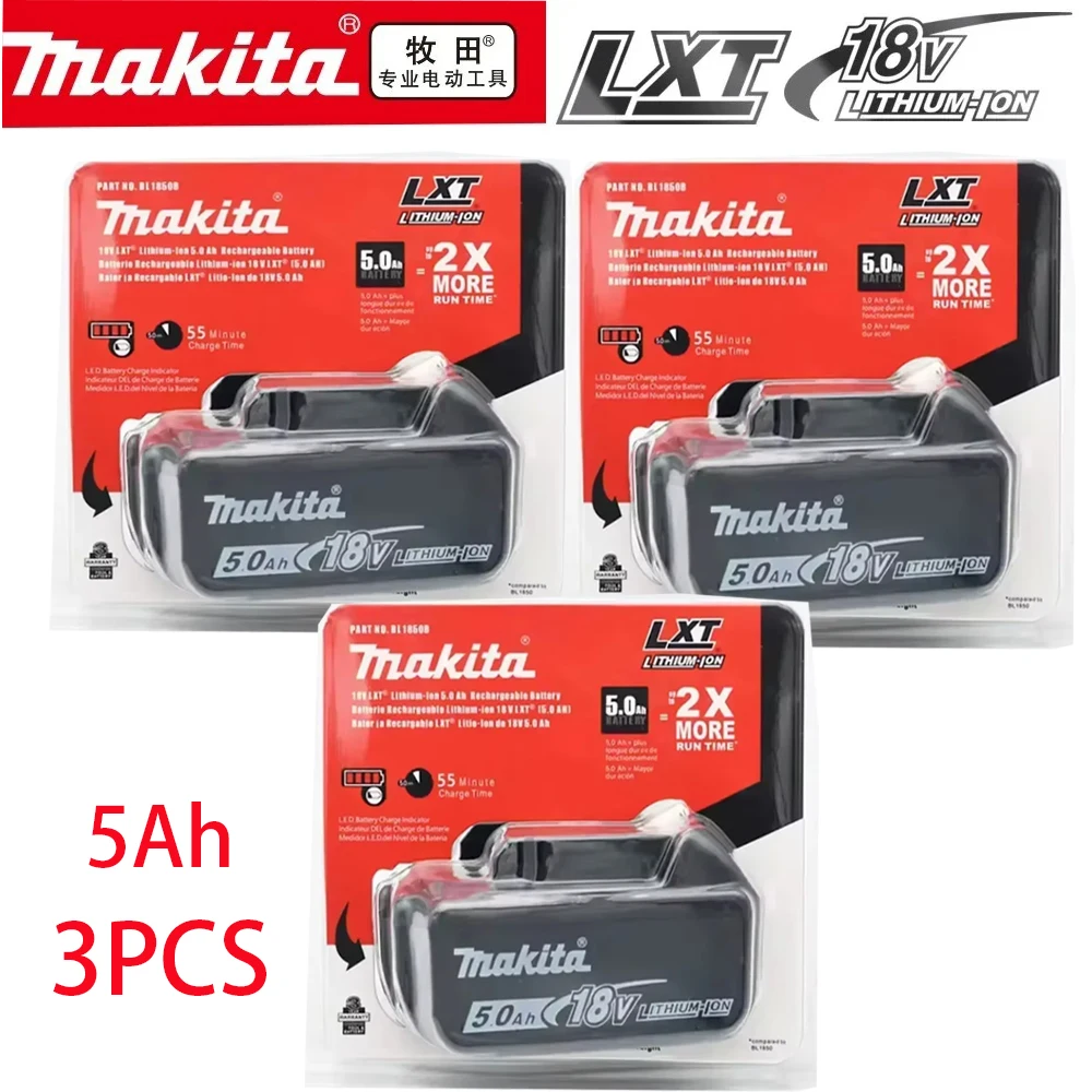 NEW original Makita 18V 6.0Ah rechargeablbattery, fo roriginal  Makita power tool BL1840 BL1830 BL1830B BL1850 BL1850B   battery