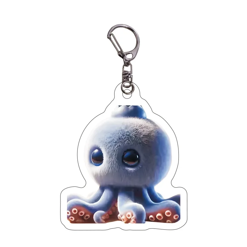 Italian Brainrot Series Acrylic Keychains Hot AI  Animals Tung Tung Sahur Keyring Cartoon Bag Pendant Accessories Birthday Gifts