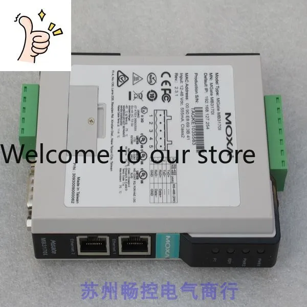 2025 *Venda Imediata* Novo Servidor de Rede Mosa MOXA Line Equipment MGate MB3170i em Promoção