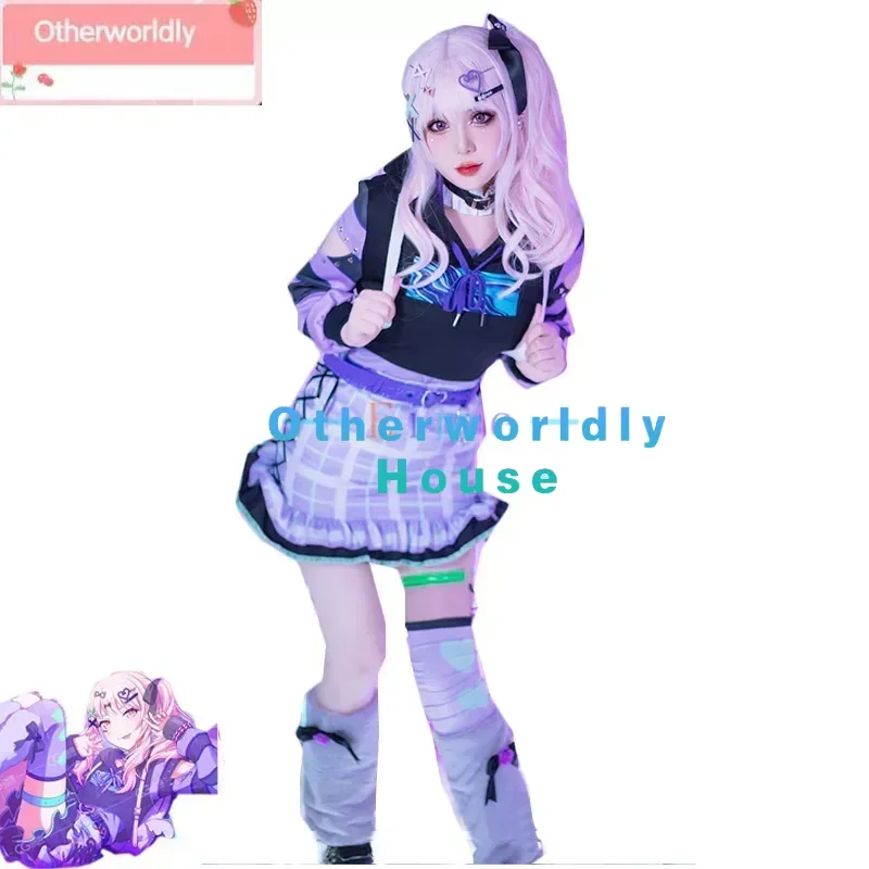 PJSK 25Hours Akiyama Mizuki Cosplay Costumes Game Project Sekai Colorful Stage Cosplay Party Suit With Bag Uniforms Custom Made