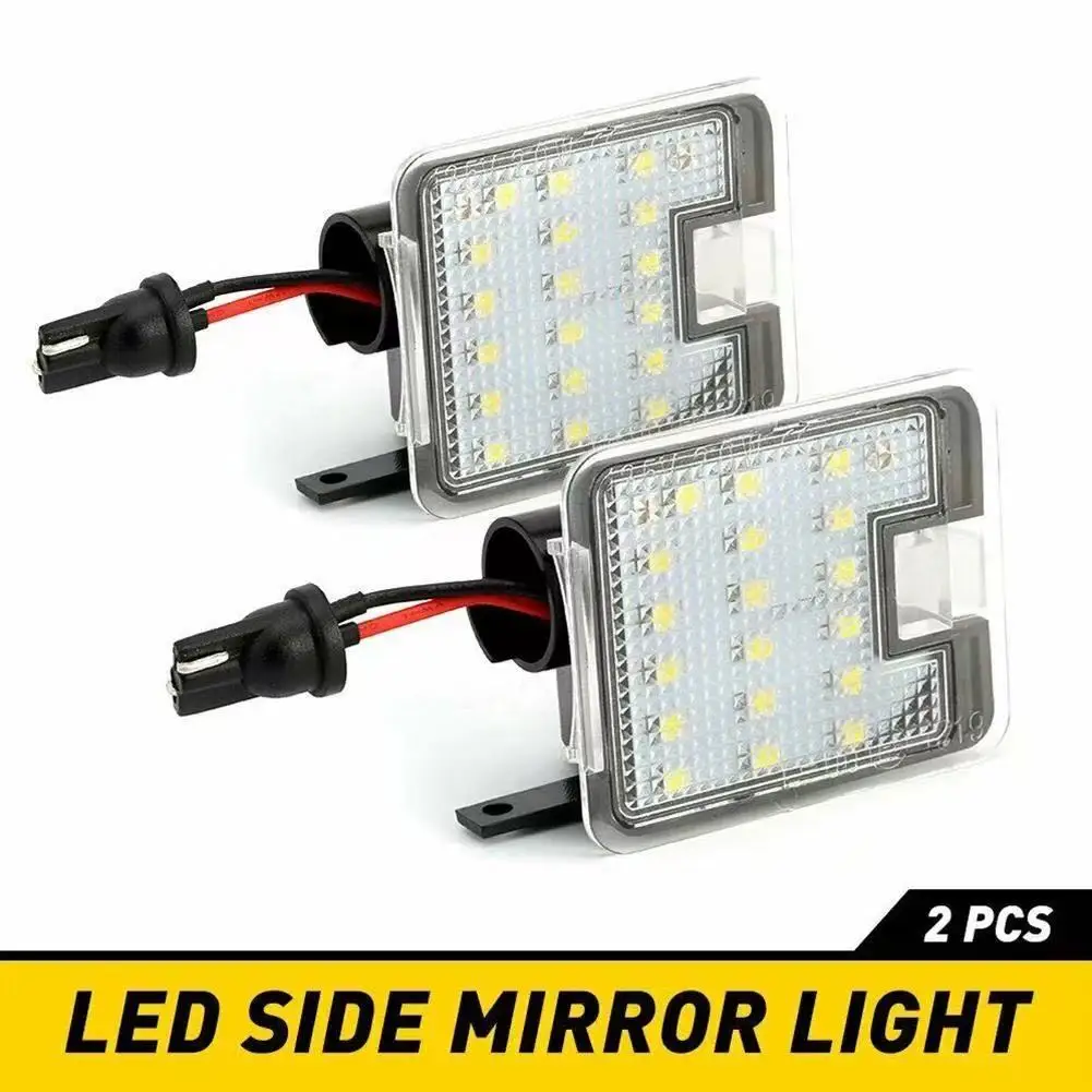 2Pcs Puddle Lamps Canbus Led Under Side Mirror Light For Ford SMax CMax Kuga Escape Monde 4 Focus 3 Grand 2 Accessories