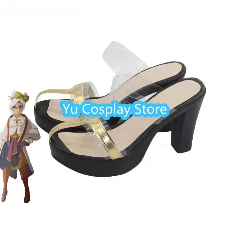 Purah Cosplay Shoes PU Leather Shoes Halloween Party Boots Cosplay Prop Custom Made