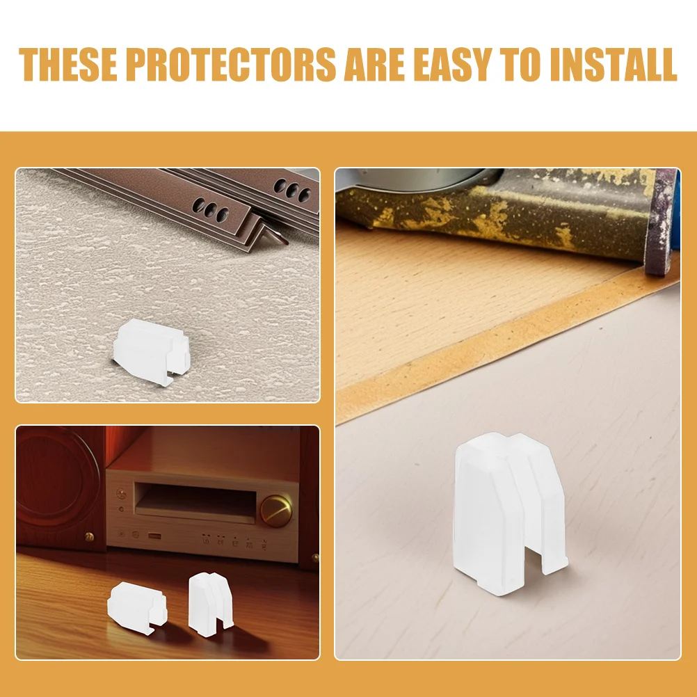 8Pcs Vinyl Player Needle Protectors Stylus Cap Replacement Record Player Needle Static Prevention Sound