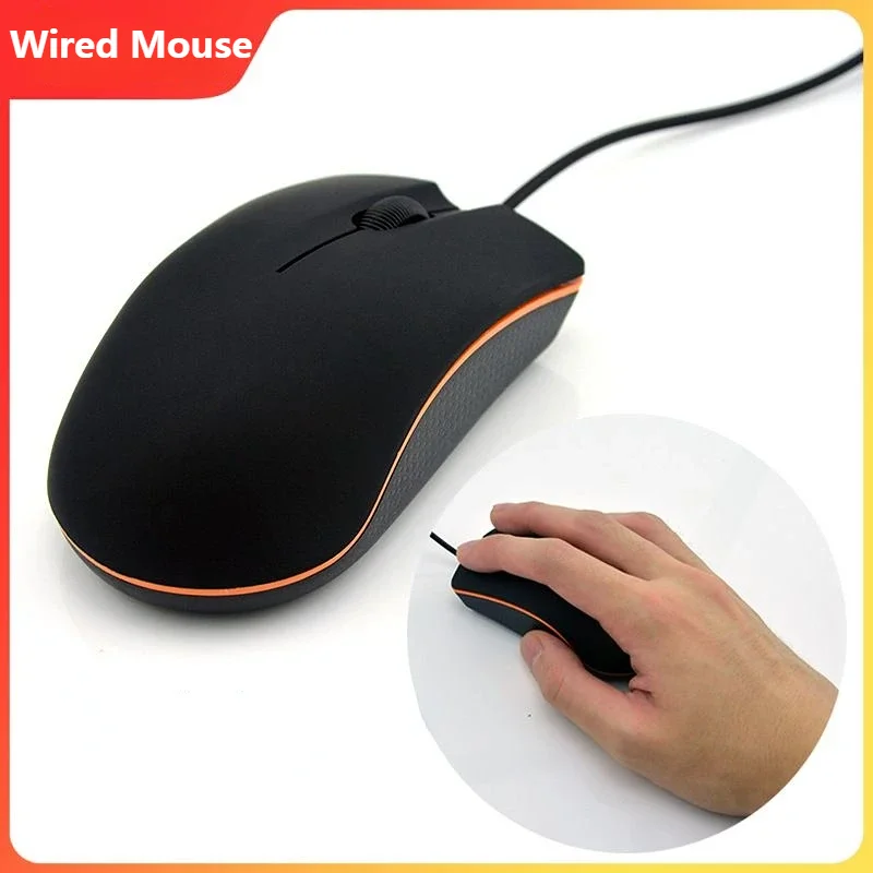 

Laptop USB Wired Mouse Optical Wired Mouse 1200DPI Computer Office Mouse Non Slip Matte Texture Business Office Home Accessories