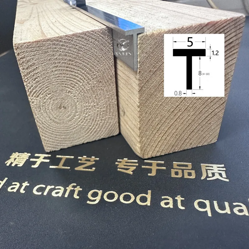 Customized.304 Stainless Steel Solid-Shaped Strip with Hook Multi-Functional Extremely Narrow 5mm Brushed-Shaped Embedded St