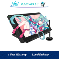 Huion Kamvas 13 Graphics Tablet Monitor 13.3 Inch Screen 120% sRGB Gamut, High Cost-efficiency Pen Display for Drawing Beginner
