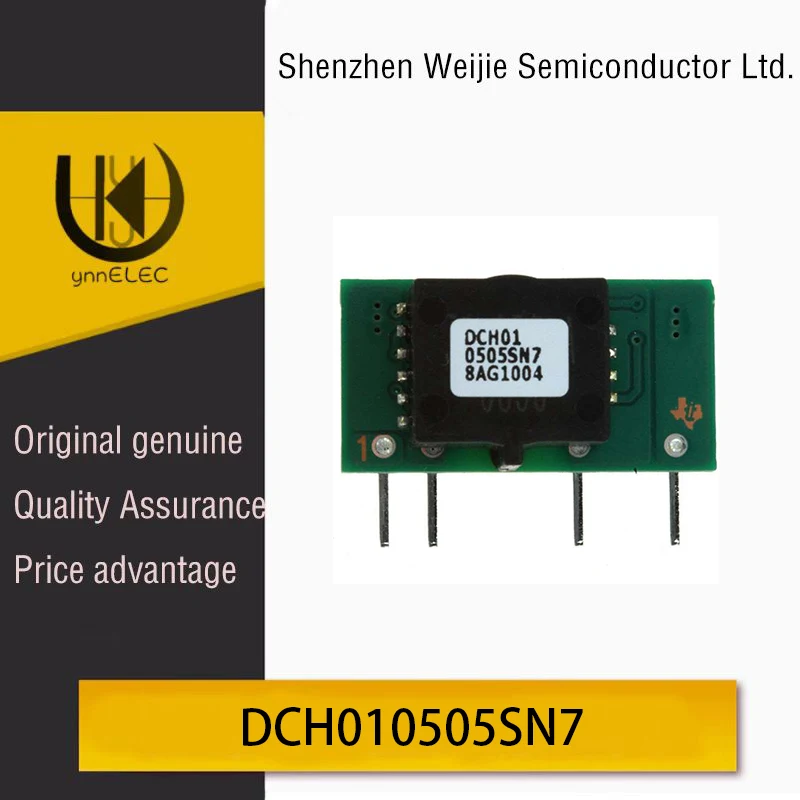 Original DCH010505SN7 1W Isolated DC-DC Converter Module 5VIN to 5VOUT 3000Vrms Isolation SIP-7