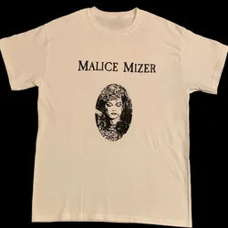 Malice Mizer-Camiseta básica blanca, todas las tallas, S-5Xl, 1F1490