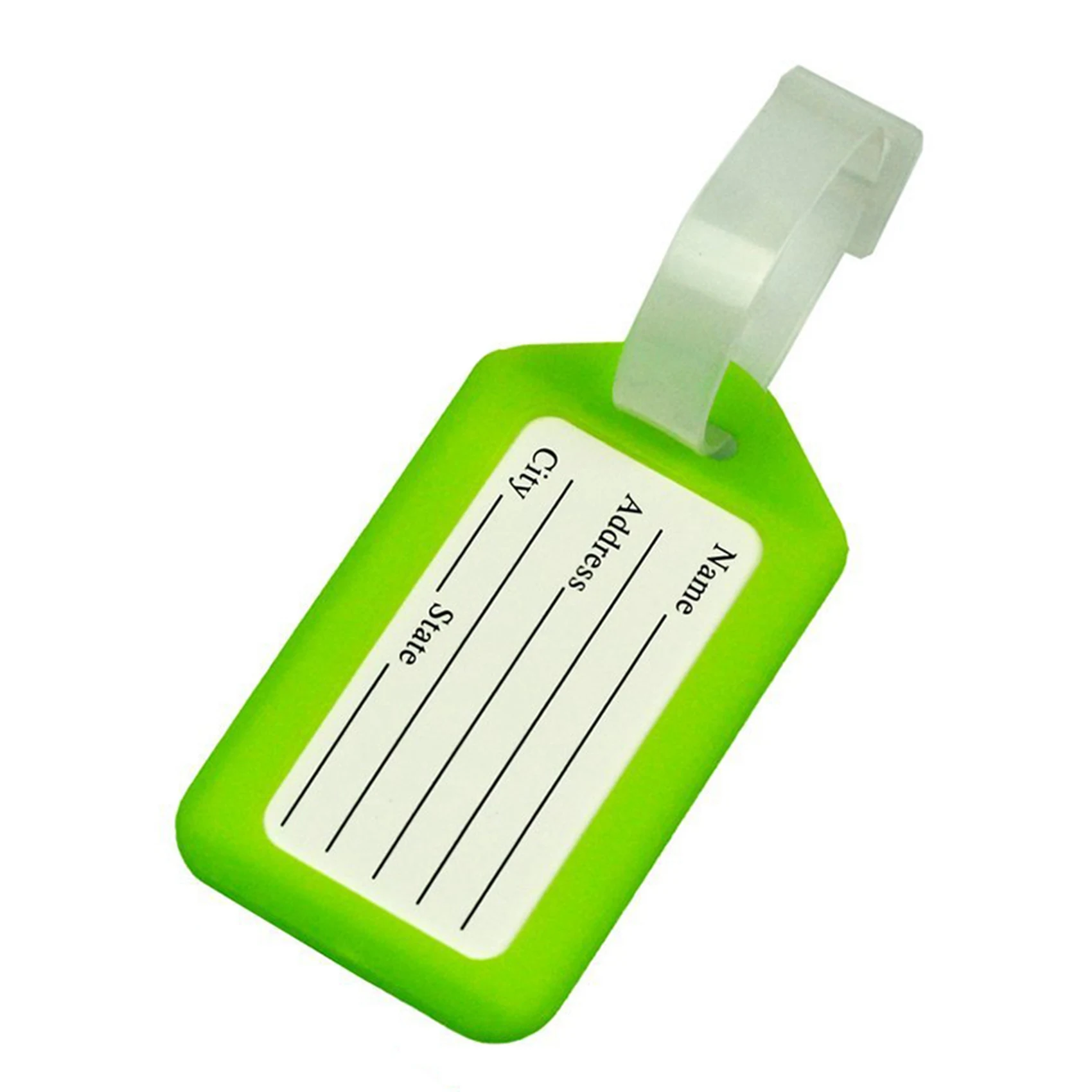 

НОВИНКА: 2 шт. бирки для багажа, идентификационные этикетки для чемоданов - зеленые