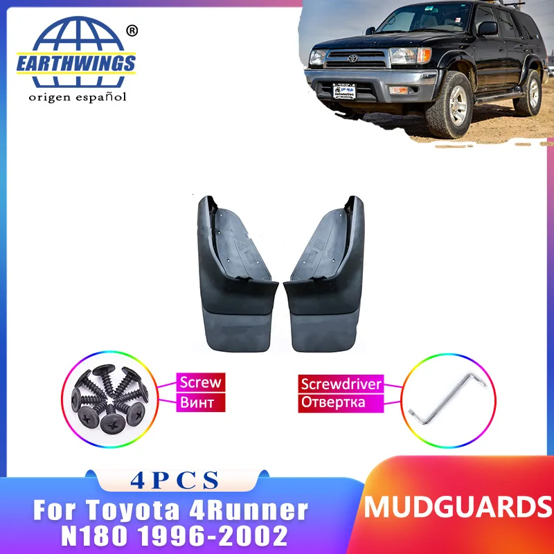 

Mudflap For Toyota 4Runner N180 1996-2002 2000 MK2 Toyota Hilux SW4 Hilux Surf Fender Zhongxing Admiral Accessorie Two Piece Set