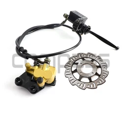 1Set Motorcycle Front Disc Brake Kit Hydraulic Brake System for 110cc 125cc 140cc BBR TTR Pit Bike Motocross Scooter Pitbike