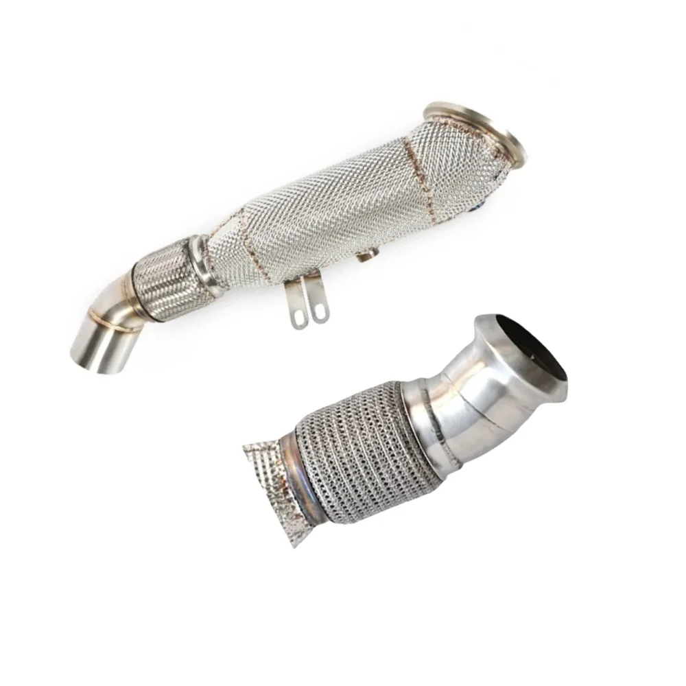 Для BMW B48 B58 540i 740 840i Z4 M340i без выхлопной системы автомобиля из нержавеющей стали, модернизация мощности головки выхлопной трубы