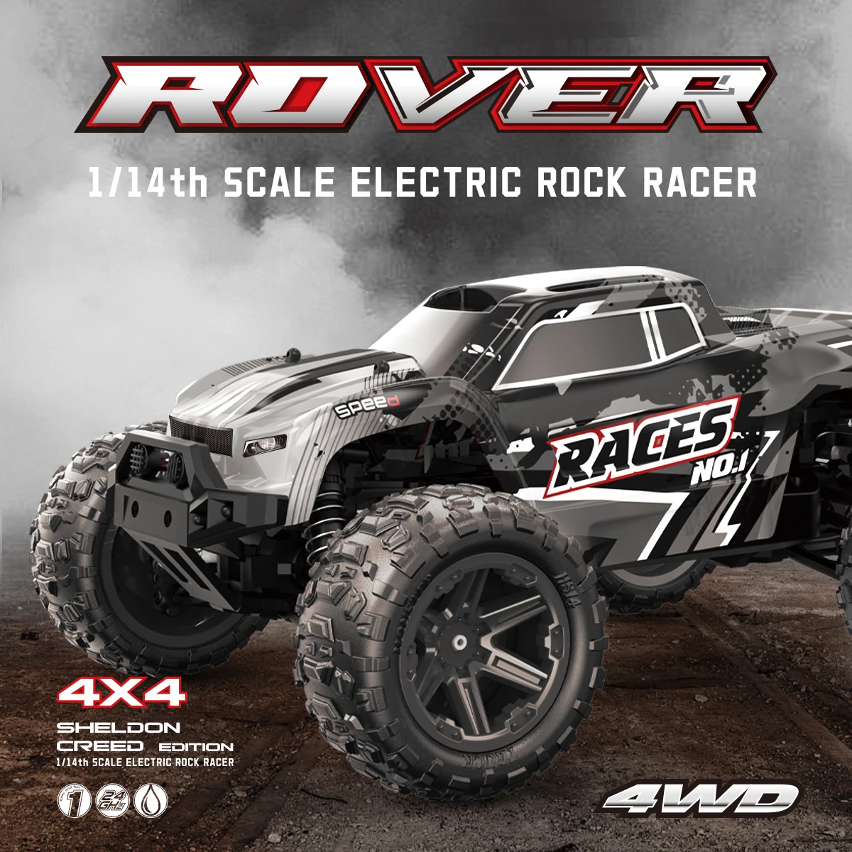 Four-wheel Drive Brushless High-speed Remote Control 4WD Car 1:14 Racing Climbing Off-road Vehicle Remote Control Toy