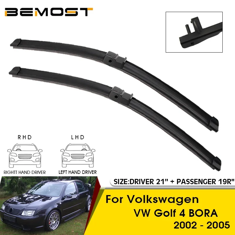 Car Wiper Blades For Volkswagen VW Golf 4 BORA 2002-2005 Windshield Windscreen Front Window Blades 21\