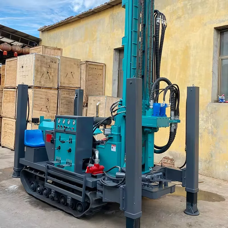 YG Fast Drilling Speed Pneumatic Water Well Drilling Rig Machine Crawler Mounted Water Well Drilling Rig Pipe Sale for Mexico