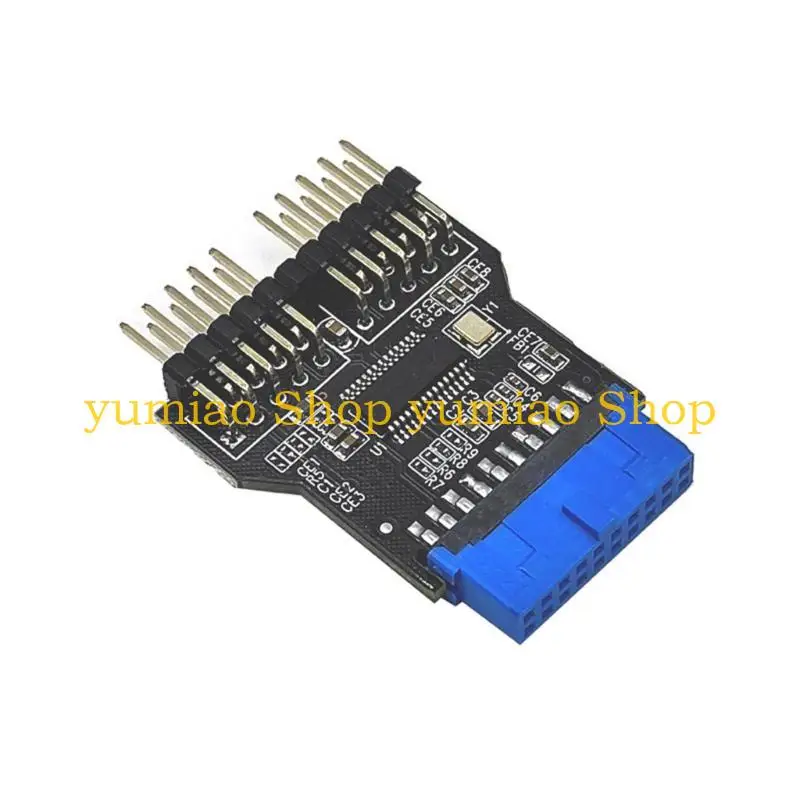 

587B Motherboards USB2.0 to Two USB2.0 Header Adapter for Enhanceds Connectivitys