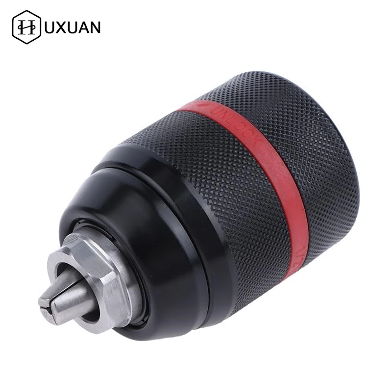 【W】Keyless Metal Drill Chuck,With Lock 13mm Ratchet Self-locking Chuck 1/2-20UNF Thread For Drill Bit Screwdiver&Sockets