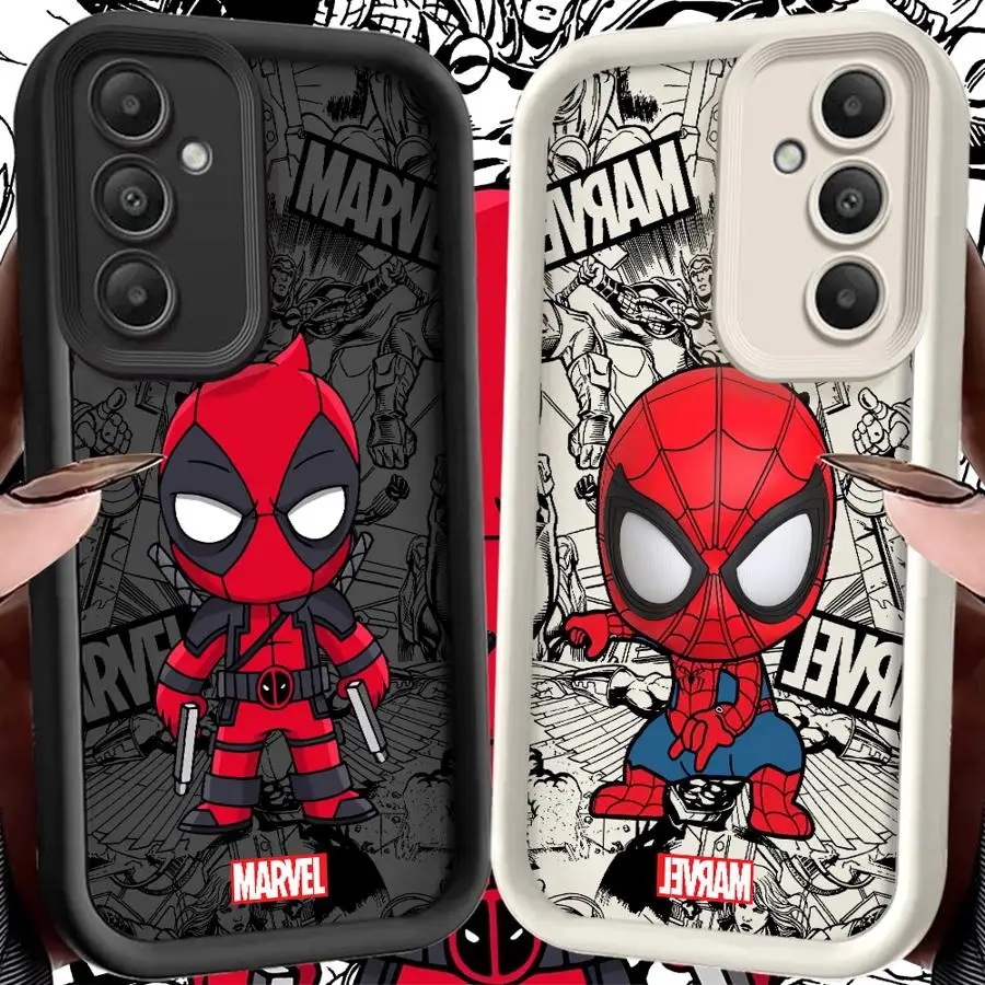 

Soft Cover Case for Samsung Galaxy S25 Ultra S21 S24 Plus S25+ S20FE S23 FE S22 S24Ultra Cartoon Marvel Spiderman