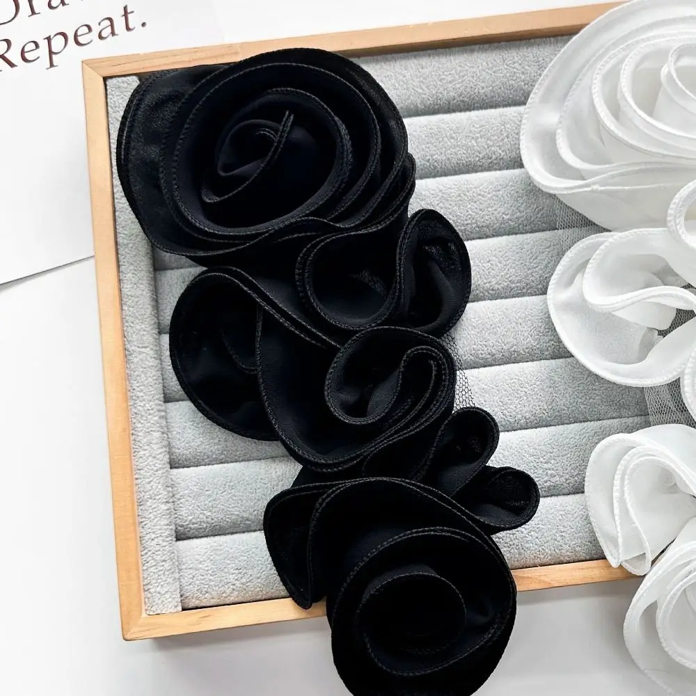 Tambalan Bunga Buatan Tangan Dekorasi Bunga 3D DIY Applique Jahit Bunga Dada untuk Aksesori Gaun Pengantin